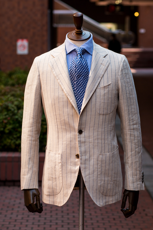 scabal ストライプジャケット　オーダー