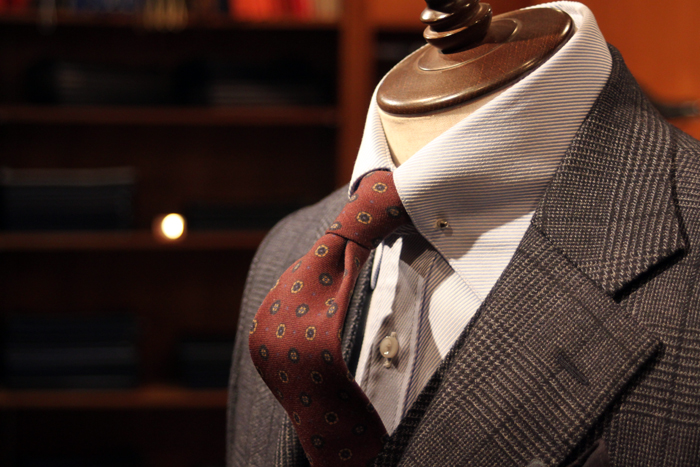 canonico glencheck suit 2