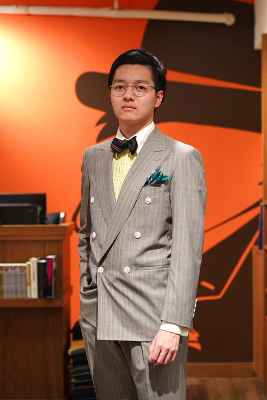 薄いオレンジが爽やかさを・・・