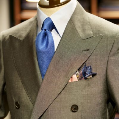 ランバン　モヘア混　オーダースーツZERBINO銀座店2