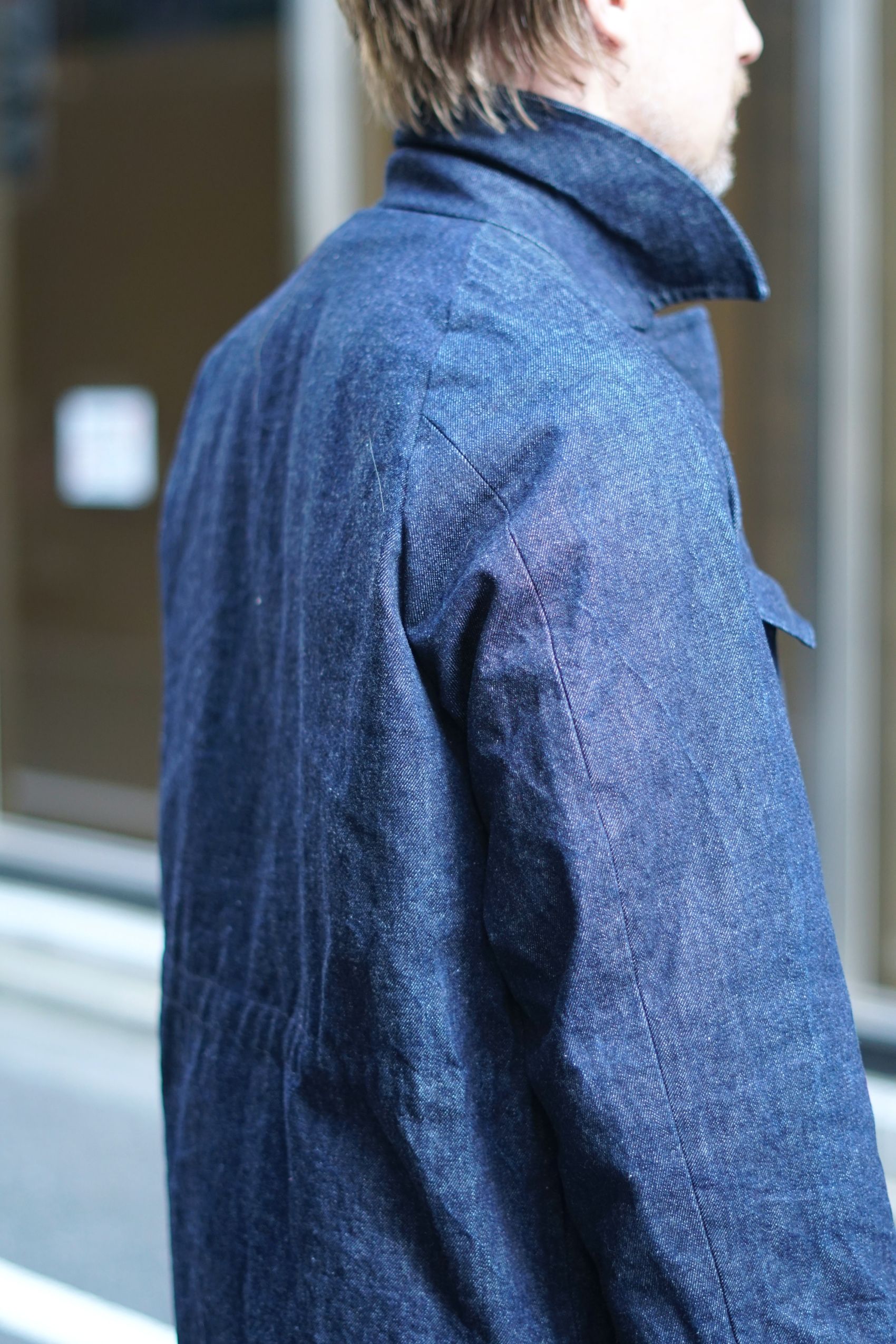 Denim Feild Coat デニム フィールドコート ドローコード
