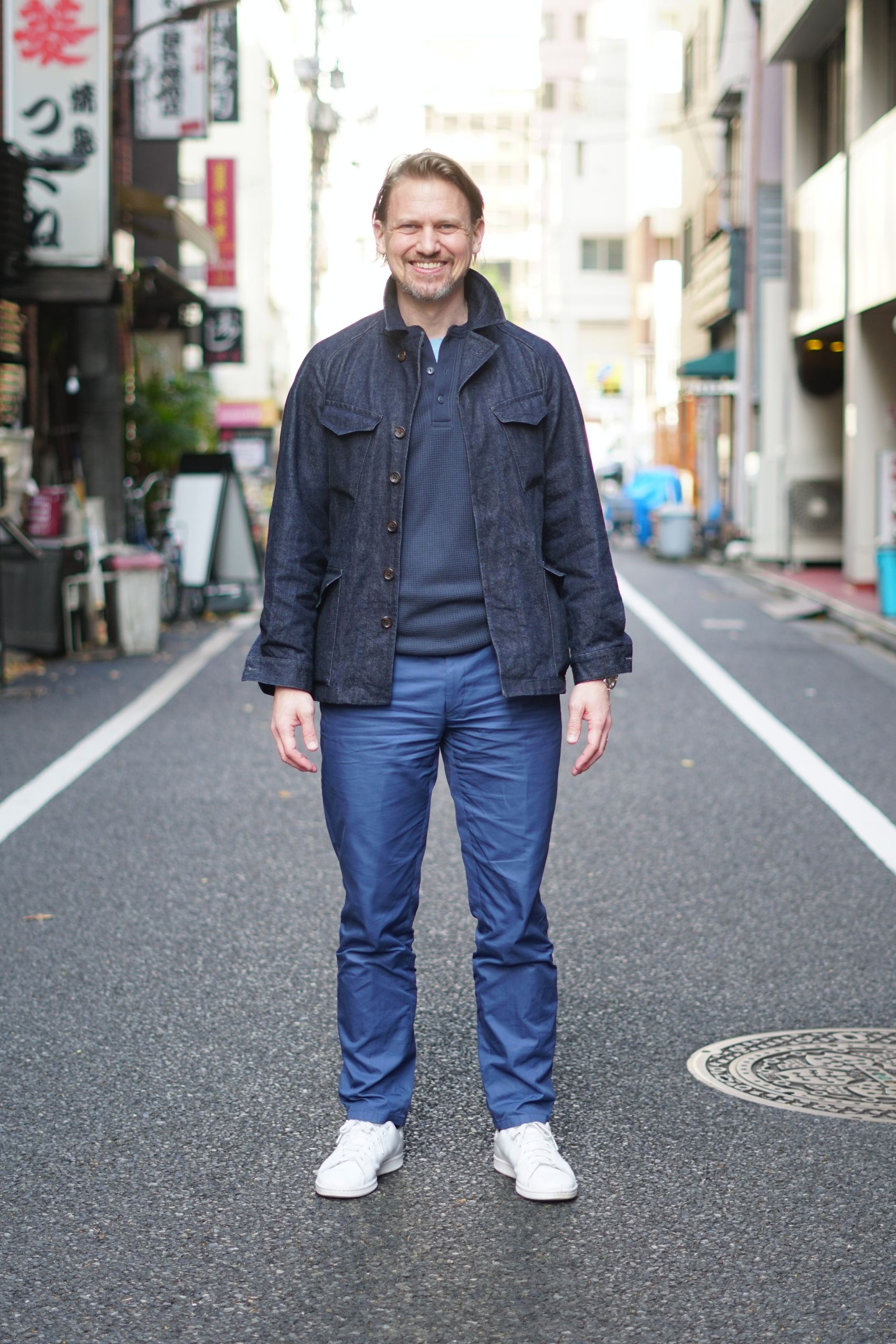 Denim Feild Coat デニム フィールドコート ドローコード