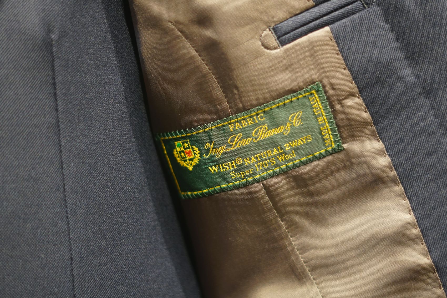 Loro Piana Wish S170's ロロ・ピアーナ ロロ・ピアーナ ウィッシュ ZERBINO 虎ノ門