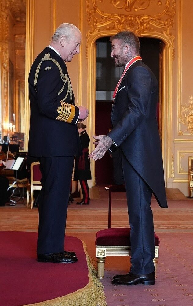 Sir David Beckham サー・デイビット・ベッカム ベッカム モーニングスーツ 叙勲式 ナイト モヘヤ モヘア 慶事