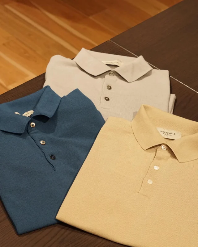 ZERBINO...

MOON CASTLE-KNIT POLO-

ICE COTTON 100%

ニットポロに新色追加。

・Latte Beige
・Light Gray
・Smoky Blue

¥11,500-(12,650)

#madetomeasure#zerbino#suits#ordersuit#ordershirt#スーツ#スーツスタイル#オーダースーツ#オーダーシャツ#イージーオーダー#オーダーシューズ#オーダーコート#ゼルビーノ#mooncastle#月城ニット#knit